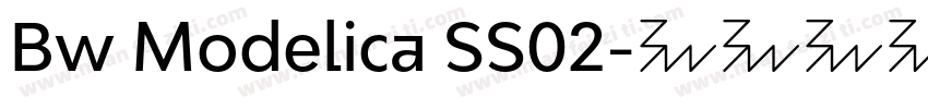 Bw Modelica SS02字体转换